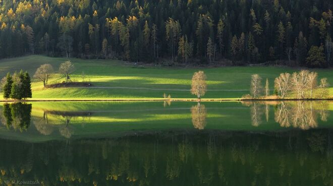 Im sanften Abendlicht