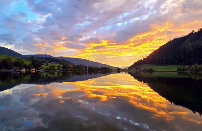 Tagesausklang am See