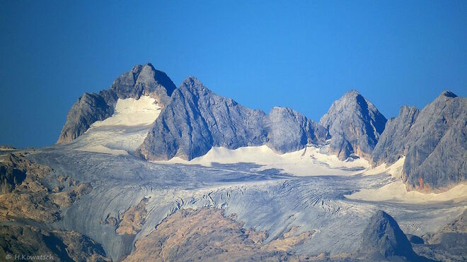 Dachsteingletscher ohne Schnee