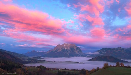 Morgenrot vor Sturmtief