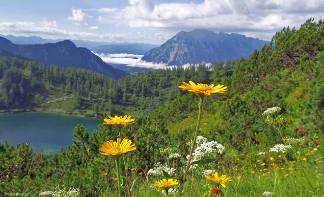 Ausblick auf der Seen-Wanderung