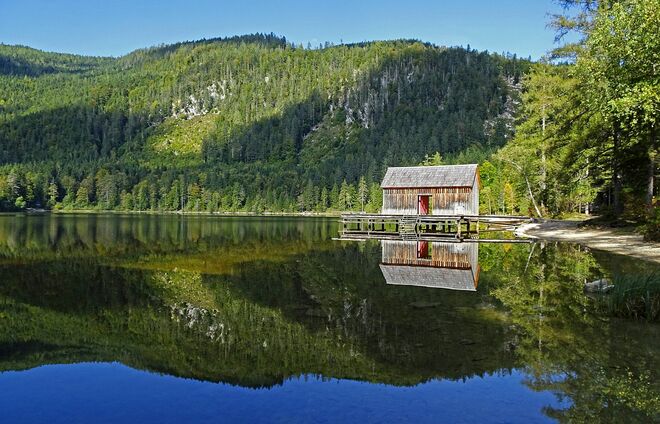 Herbststille am See