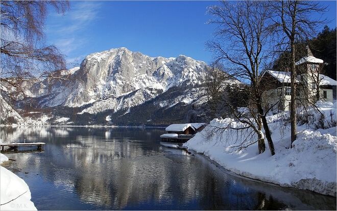 Ein schöner Wintertag in Altaussee