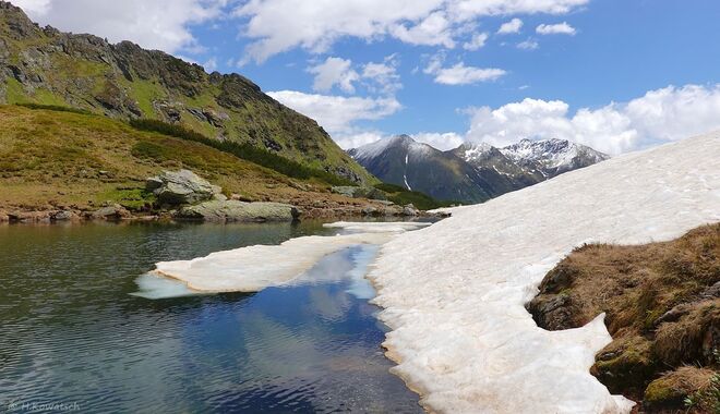 Eis und Schnee am Kaltenbachsee