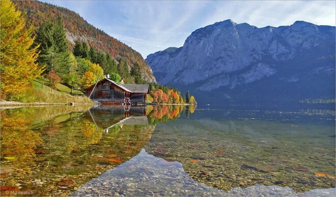 Goldender Herbst in Altaussee