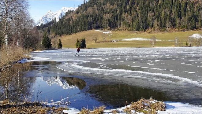 Eislaufen am Putterersee