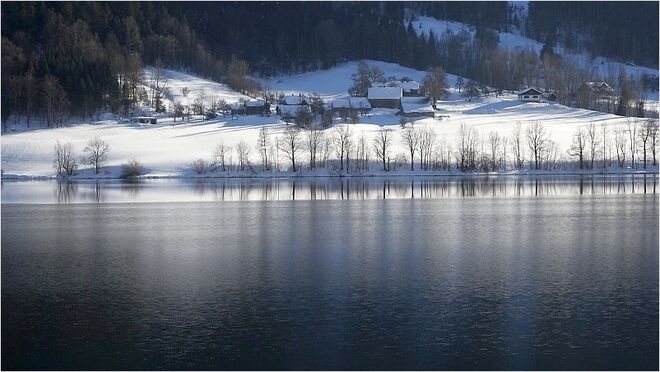 Winternachmittag am Grundlsee