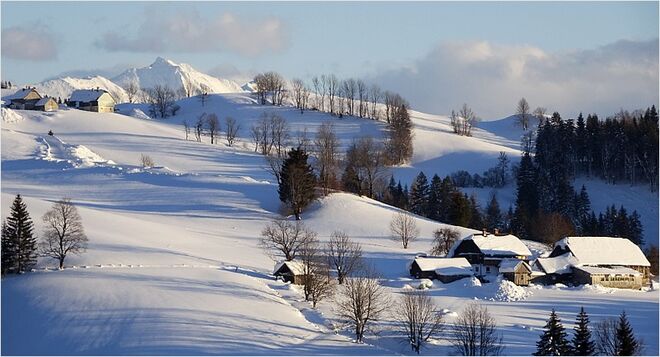 Ein herrlicher Winternachmittag