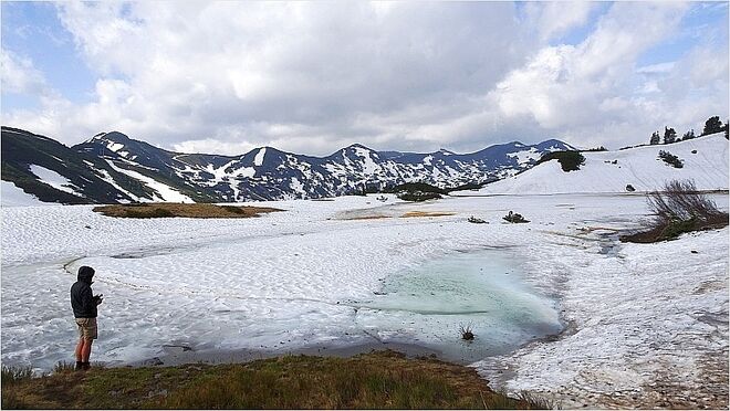 "Polarforscher" am Plannersee im Juni
