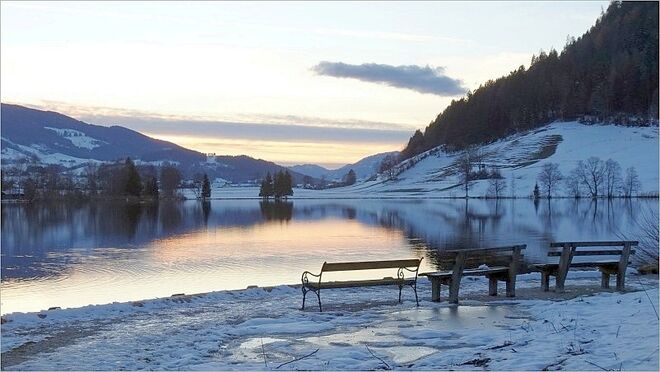 Zur Blauen Stunde am See