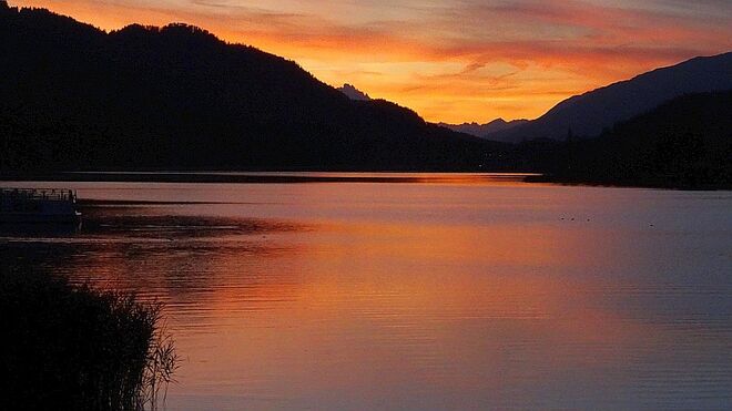 Abendstimmung am Weißensee