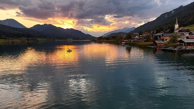Abendstille am See