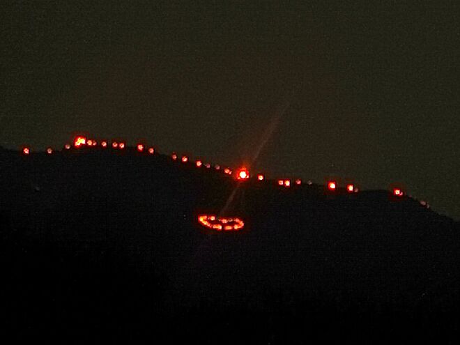 Berge in Flammen Sonnenwende