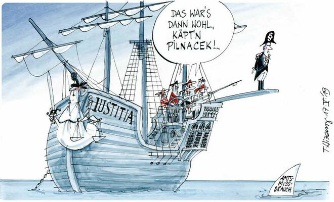 Meuterei auf der Iustizia . . .