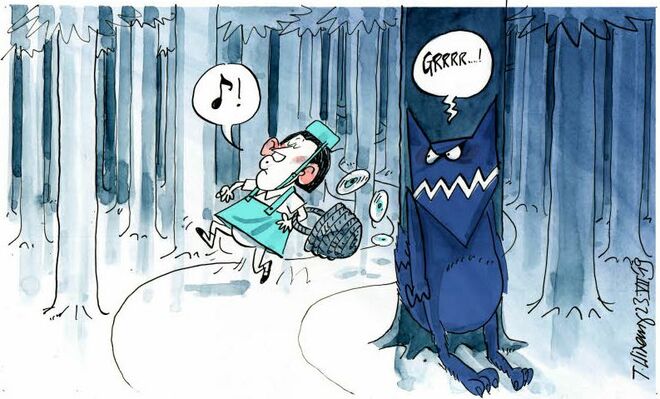 Türkiskäppchen und der Schredderwolf  . . .