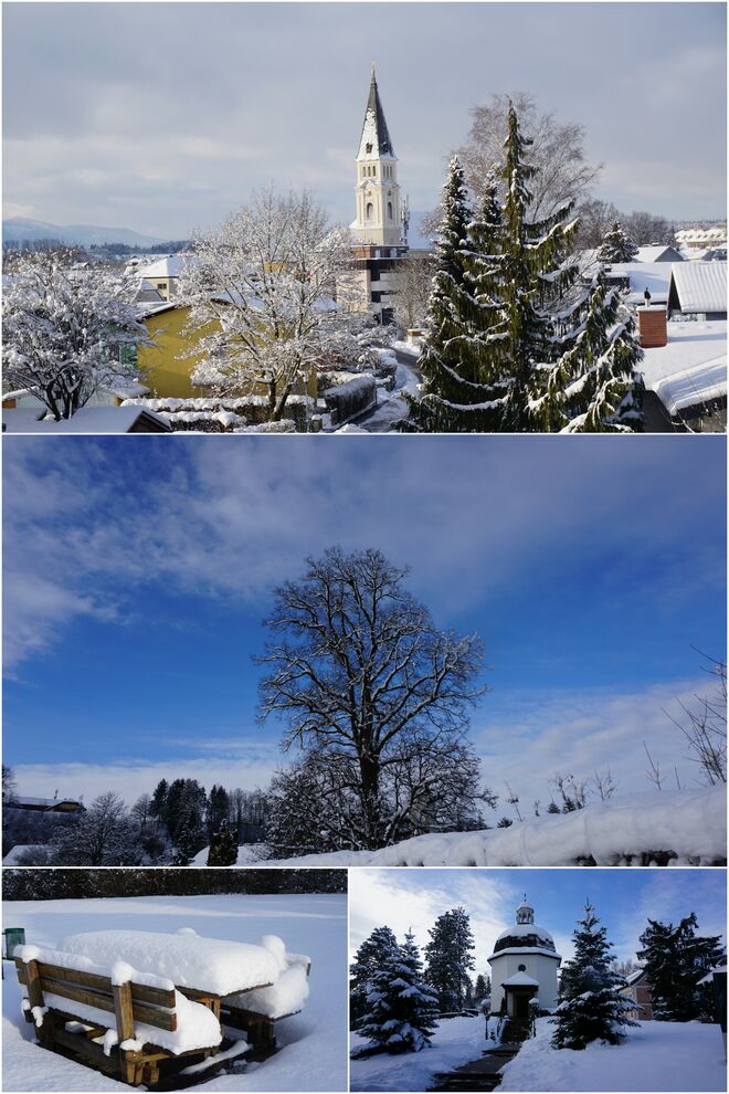 ein wenig Sonne, blauer Himmel