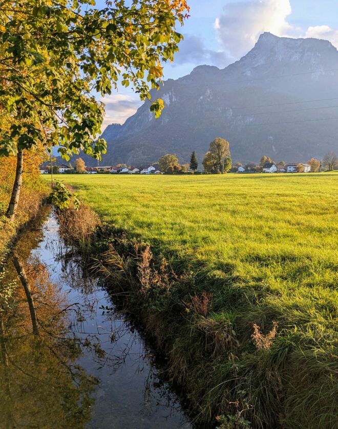 . . . abendliches Oktoberleuchten . . .