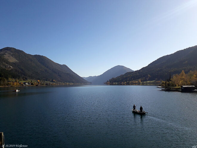 Blauer Morgen am Weißensee