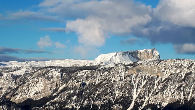 Beleuchtetes Untersbergmassiv