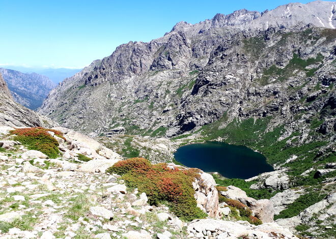Blick auf den Melo-See