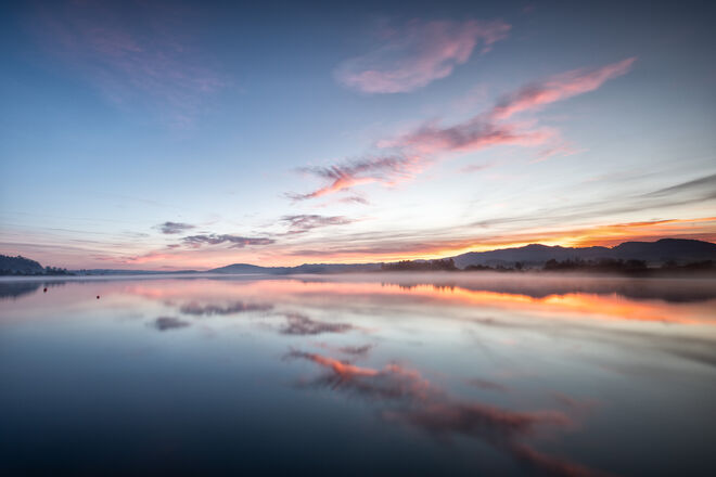 Wallersee morgens ...
