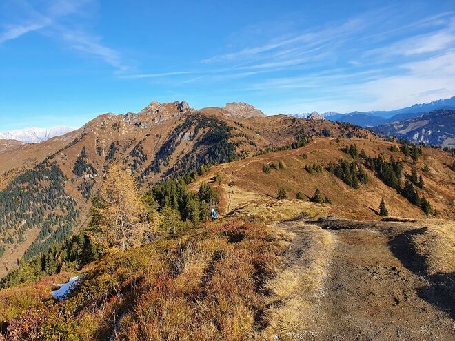 Herbstliches Höhenwandern