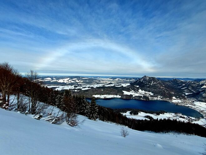 Haloerscheinung überm Fuschlsee