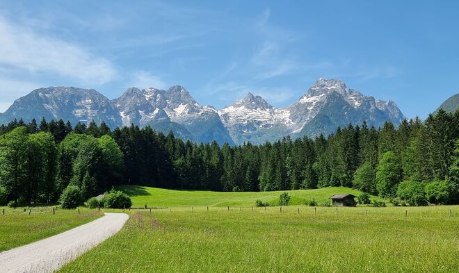 Die Loferer Steinberge...