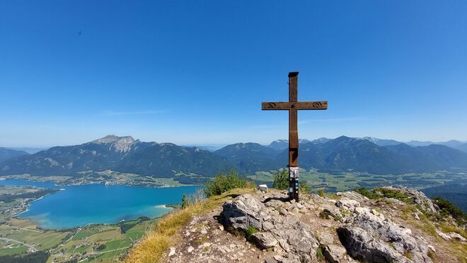 Sparber über dem Wolfgangsee