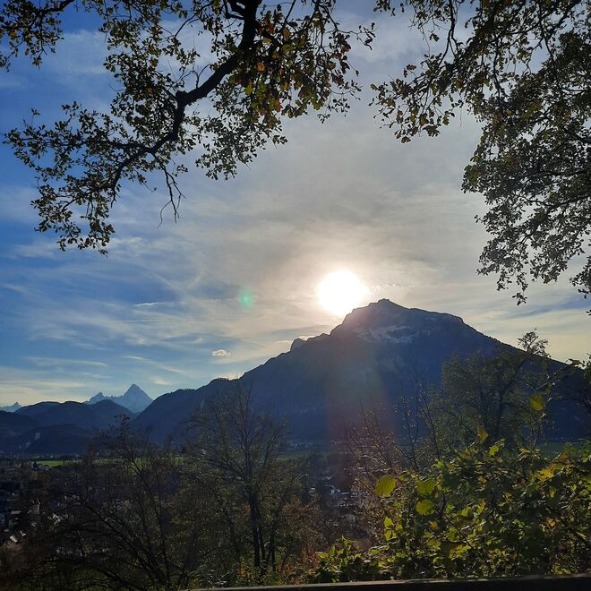 Ein schöner Herbsttag geht zu Ende