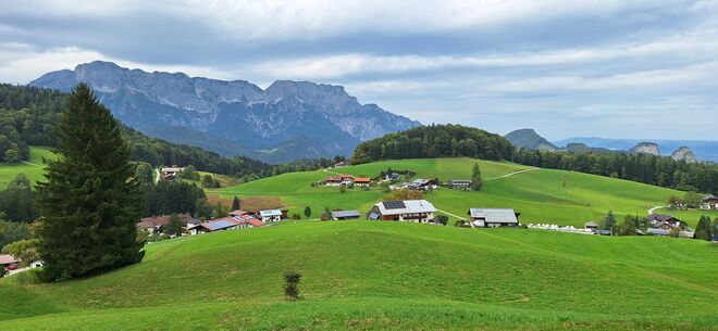 Blick vom Dürrnberg