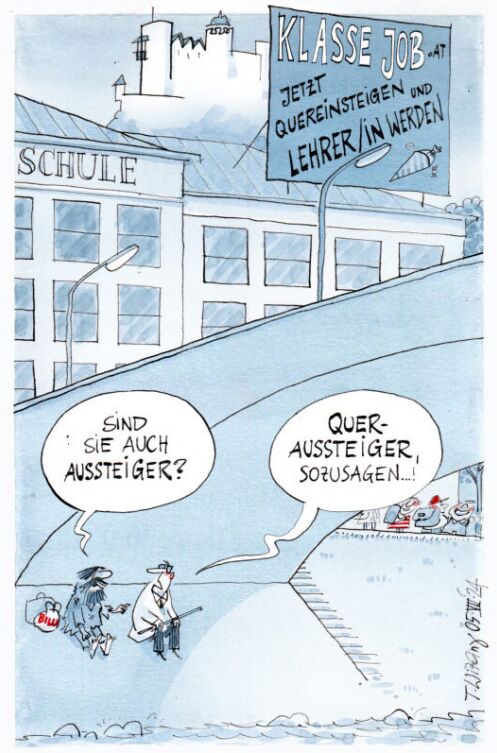 Kurze (Lehrer-)Karriere ...