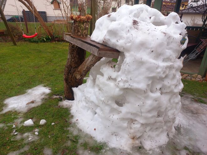 Ein Schneemonster....