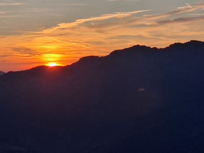 Sonnenuntergang am Stubnerkogel