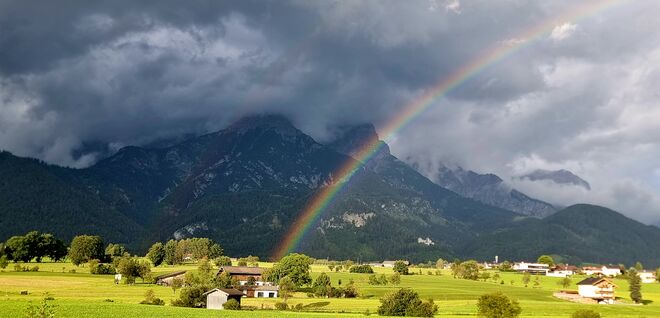 Unser "Meer" in Wolken "eingehüllt"