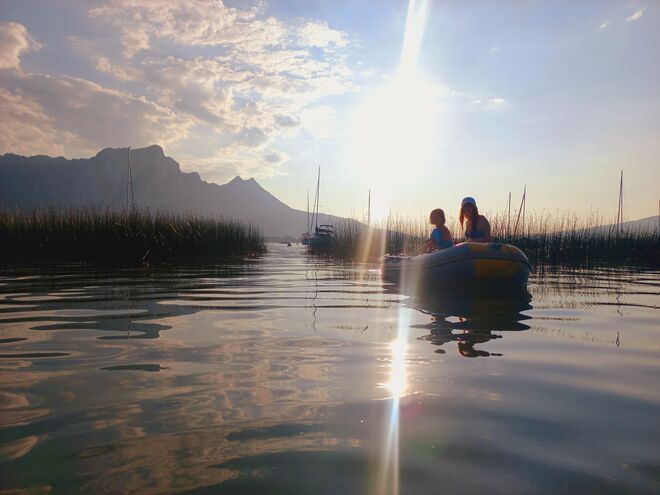 Abends am See....