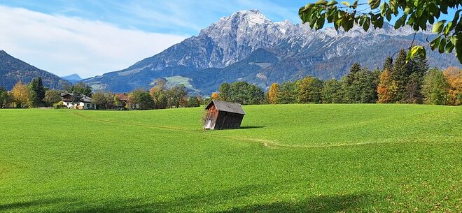 Der schiefe Heustadel von Saalfelden :)