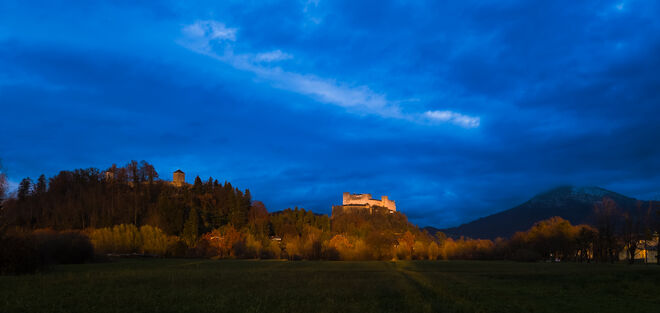 Sonnenuntergang in Leopoldskron