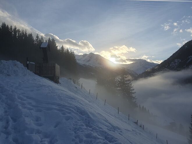 Kurz vor Sonnenuntergang