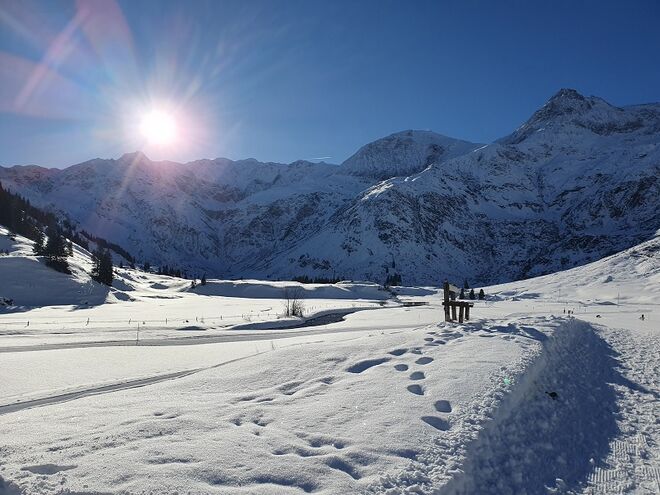 Herrlicher Wintertag auf 1600m