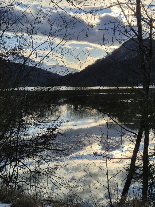 Durch das Wiestal nach Hause...