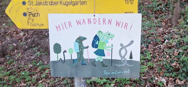 Das Schild war wohl zu klein...