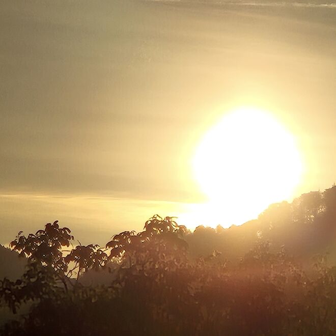 Sonnenaufgang zwischen Schober und Ellmaustein