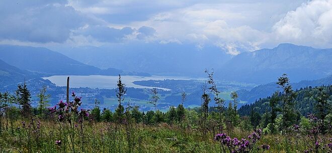 Sonnenfenster zum Mondsee