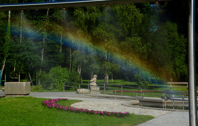 Regenbogen in Hellbrunn