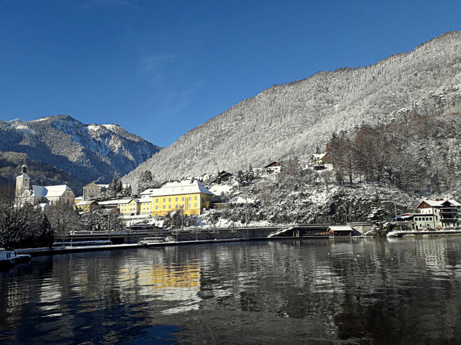Traunseeufer - Blick auf Ebensee