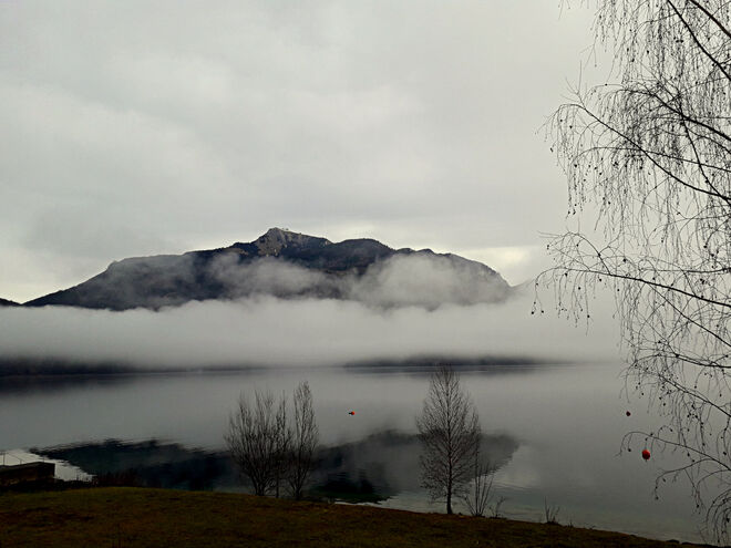 Ufer hüllen sich in Grau