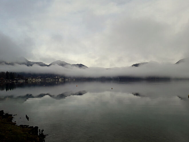 Nebelspielereien am Wolfgangsee