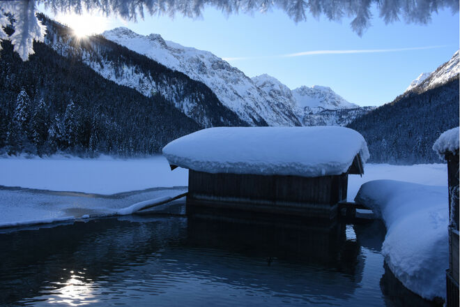 Winterlicher Sonnenaufgang 06.02.2019