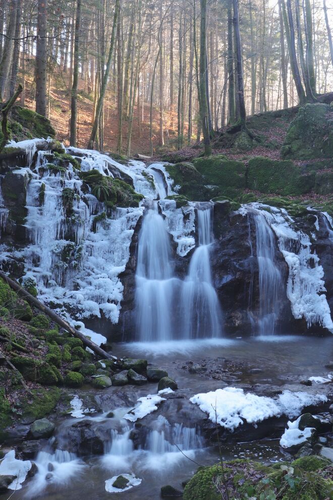 Eisiger Wildkarwasserfall